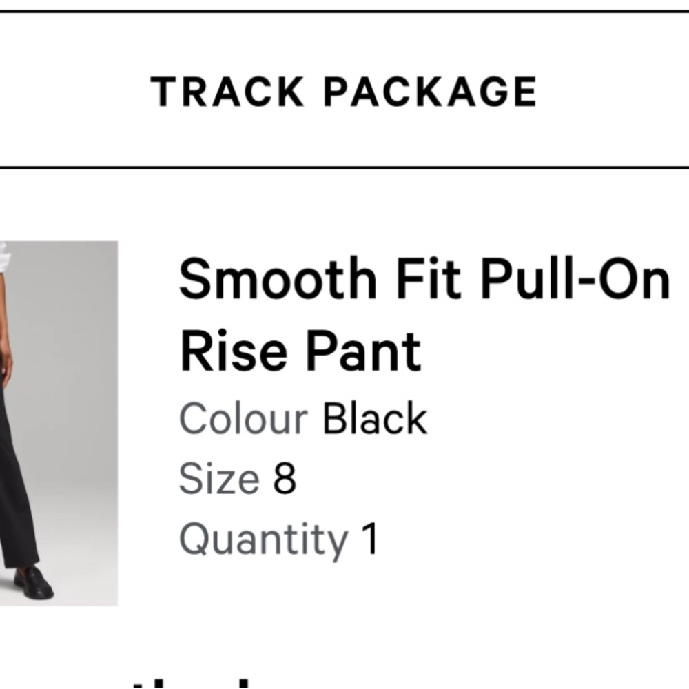 Lululemon Athletica Black Trousers Sleek Pull-On Design